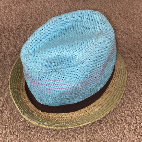 scala pronto hat One Size Blue Tan Men’s Vacation Summer 100% Paper cruise - Picture 3 of 4